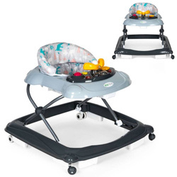 Interaktywny chodzik jeździk dla dzieci szary Ecotoys J-888E GREY