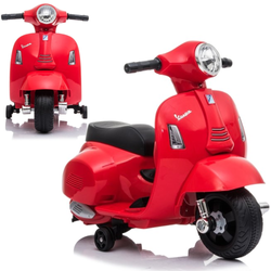 Motor na akumulator dla dzieci Skuter elektryczny Vespa GTS 300 Mini czerwony
