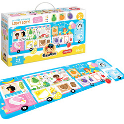 CzuCzu Puzzlle z dziurką Lody! Lody! 23 elementy