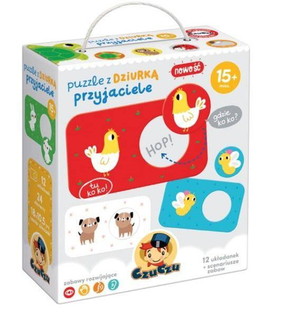 CzuCzu Puzzle z dziurką - Przyjaciele - 24 elementy