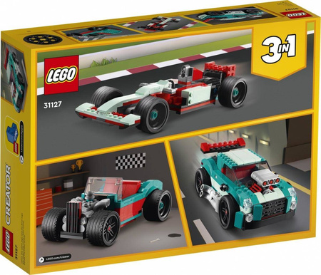 Lego Creator 3w1 - Uliczna wyścigówka + 2 modele 31127