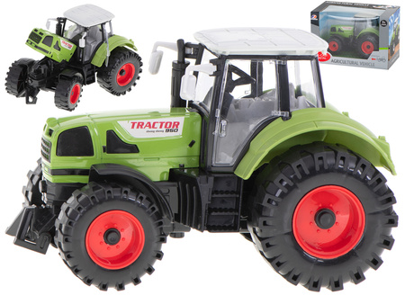 Traktor duży pojazd rolniczy zielony ciągnik
