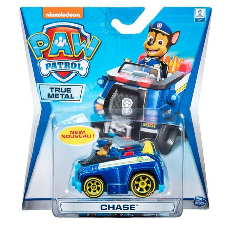 Psi Patrol Die Cast Krążownikl Chase True Metal Spin Master