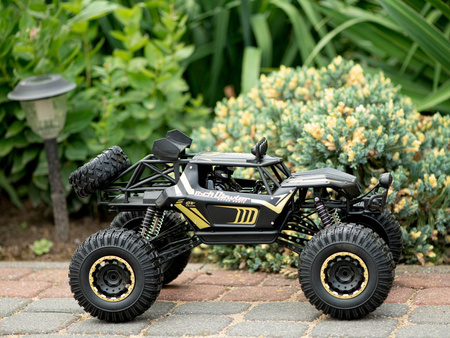 Duży samochód terenowy zdalnie sterowany RC Auto Rock Crawler 1:8 51cm czarny