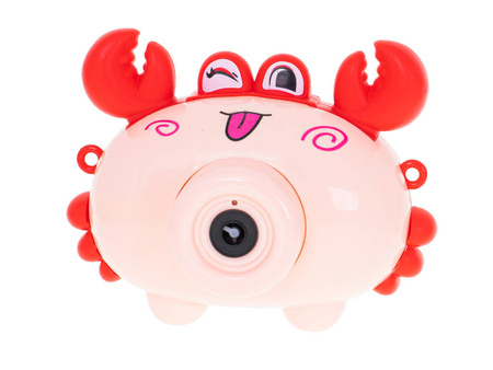 Krab aparat Maszynka do baniek mydlanych czerwony