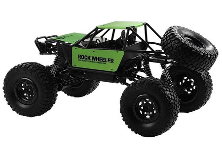 Duży samochód zdalnie sterowany dla dzieci RC Auto Monster Truck zielony