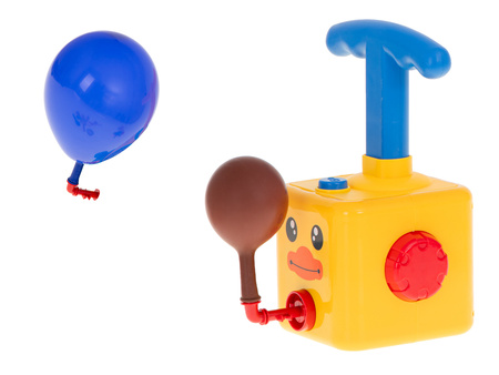 Zestaw aerodymnamiczna wyrzutnia samochodów na balony Kaczka