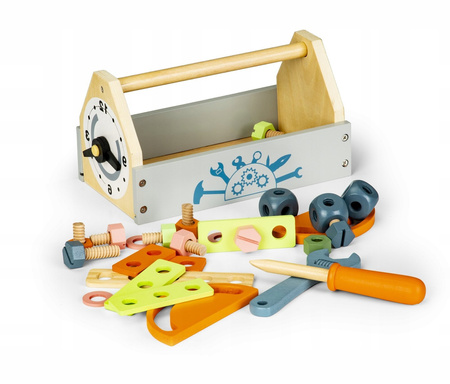 Zestaw Małego Majsterkowicza Narzędzia w skrzyni Mini warsztat Ecotoys TL80013