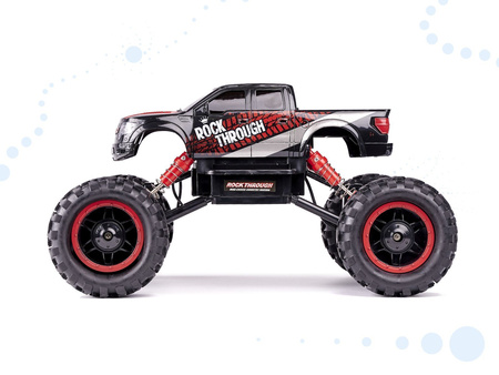 Duży samochód zdalnie sterowany Rock Crawler Pick-up Auto RC 1:14 4WD czerwony