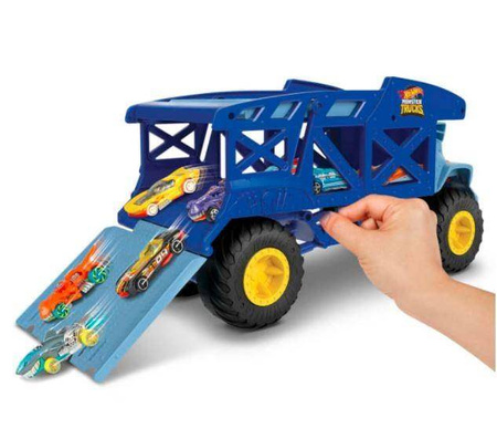 Hot Wheels Transporter Rhino Rig pojazd laweta nosorożec dla dzieci 