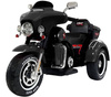Duży motocykl elektryczny motor na akumulator dla dzieci dwa silniki czarny ABM-5288