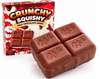 Gniotek sensoryczny antystresowy dla dzieci Crunchy Squishy mleczna czekolada 4 kostki