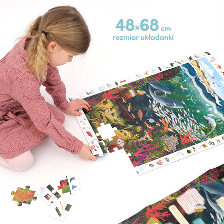 CzuCzu Puzzle obserwacyjne - Bałtyk 84 el +plakat