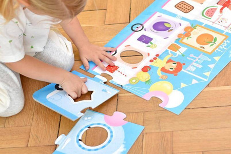 CzuCzu Puzzlle z dziurką Lody! Lody! 23 elementy