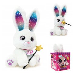 Interaktywna maskotka magiczny królik z różdżką dla dzieci MAGIC RABBIT - biały