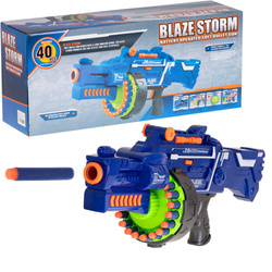 Karabin bębenowy Blaze Srorm i 40 snaboi NERF