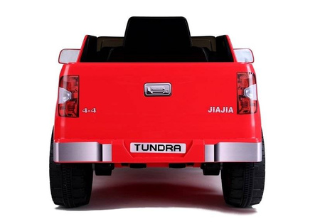 Samochód na akumulator Toyota Tundra elektryczny Auto dla dzieci światła LED czerwony lakier