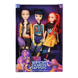 Laleczki lalki Kpop Demon Hunters k-popowe łowczynie demonów zestaw