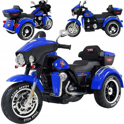 Duży motocykl elektryczny motor na akumulator dla dzieci dwa silniki ABM-5288