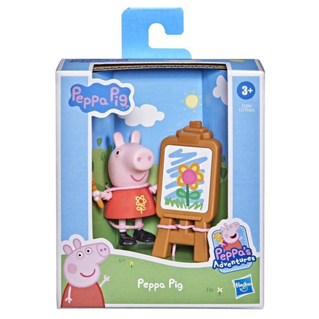 Figurka Świnka Peppa ze sztalugą zabawa z przyjaciółmi dla dzieci Hasbro 