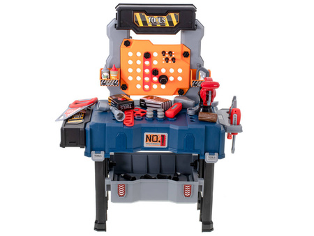 Zestaw małego majsterkowicza walizka warsztat z narzędziami dla dzieci 65 el