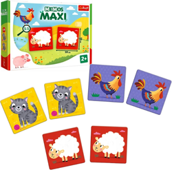 Gra pamięciowa Memos Maxi Zwierzęta na farmie 24 elementy dla dzieci Trefl