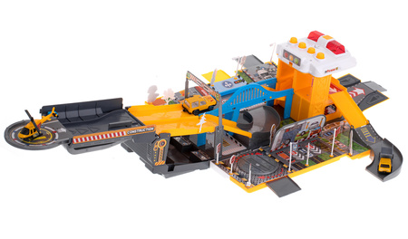 Duży rozkładany transporter Wóz budowlany Parking Garaż dla dzieci z akcesoriami