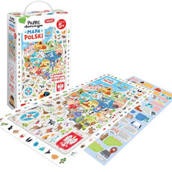 CzuCzu Puzzle obserwacyjane - Mapa Polski - 117 elementów