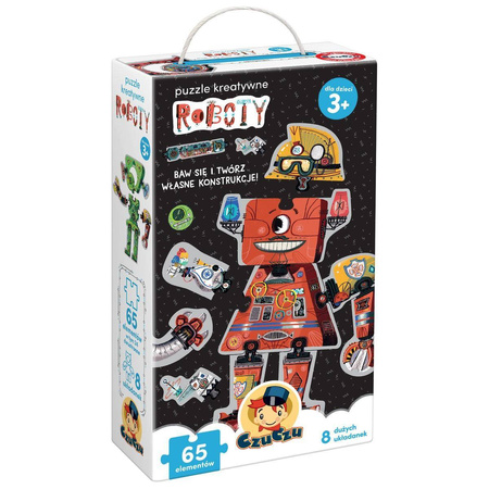 CzuCzu Puzzle kreatywne - Roboty - 8 układanek 