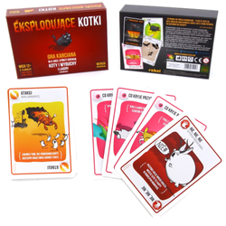 Gra karciana Eksplodujące Kotki nowa wersja Rebel
