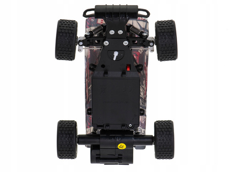 Duży samochód RC zdalnie sterowany Rock Crawler Climbing 1/18 dla dzieci Auto wspina się czerwony