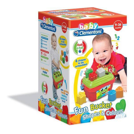 Edukacyjny sorter koszyk kształtów i kolorów dla dzieci Clementoni Baby