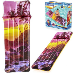 Dmuchany materac do pływania plażowy palmy Bestway 183x71cm