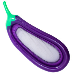 Dmuchany materac XXL do pływania - Bakłażan 250x100