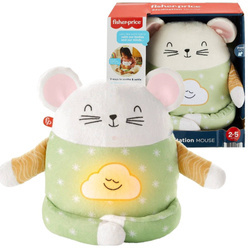 Maskotka Myszka do medytacji z dźwiękiem i światłem