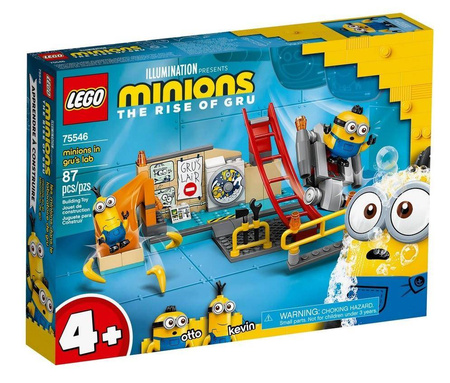LEGO Klocki Minions 75546 Minionki w laboratorium Gru 