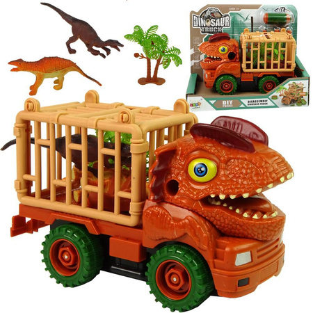 Transporter dinozaur do rozkręcania majsterkowanie dla dzieci akcesoria 3w1