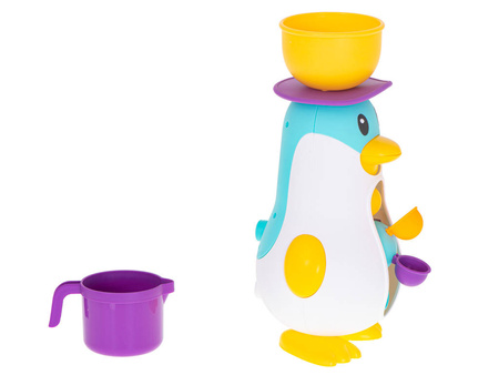 Zabawka do kąpieli pingwinek z kołem wodnym dla dzieci do wody