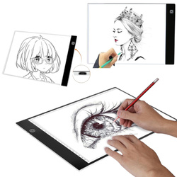 Deska tablica kreślarska do malowania podświetlana LED A4