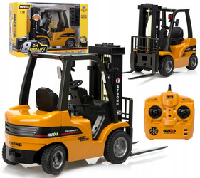 Zdalnie sterowany wózek widłowy H-Toys 1577 8CH 2.4Ghz 1:10 dla dzieci na pilota dźwięki i światła