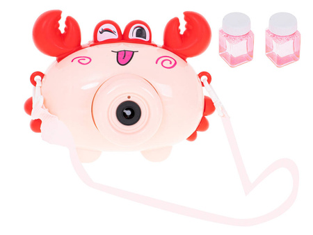 Krab aparat Maszynka do baniek mydlanych czerwony