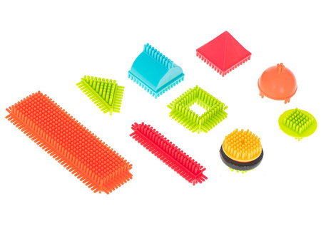 Kreatywne klocki konstrukcyjne wafle jeżyki 90 szt dla dzieci 