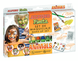 Zestaw do malowania twarzy Alpino dla dzieci Kolorowe mazaki Zwierzęta 6 kolorów