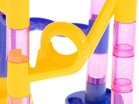 Zjeżdżalnia Tor kulkowy Labirynt 74el. Marble