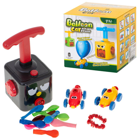 Zestaw aerodymnamiczna wyrzutnia samochodów na balony Ptak