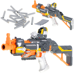 Zabawkowy karabin maszynowy na naboje piankowe Wyrzutnia Pistolet dla dzieci 20 sztuk strzałek