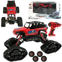 Duży terenowy samochód zdalnie sterowany Auto RC 4x4 2,4GHz gąsienice