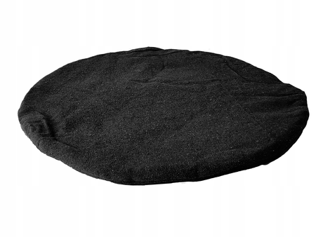 Wiszący fotel Bocianie gniazdo z poduszką Krzesło ogrodowe czarne Modernhome GW-076B + PODUSZKA