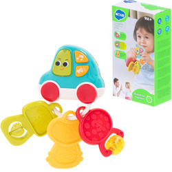 Interaktywne kluczyki Autko Grzechotka gryzak HOLA