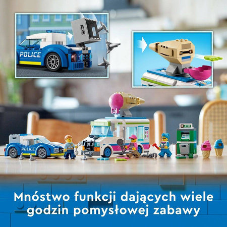 LEGO City 60314 Policyjny pościg za furgonetką z lodami